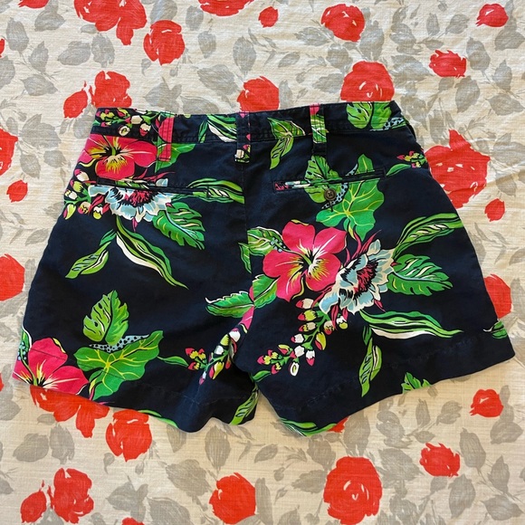 Floral Polo Ralph Lauren linen/Cotten blend shorts - Picture 2 of 4